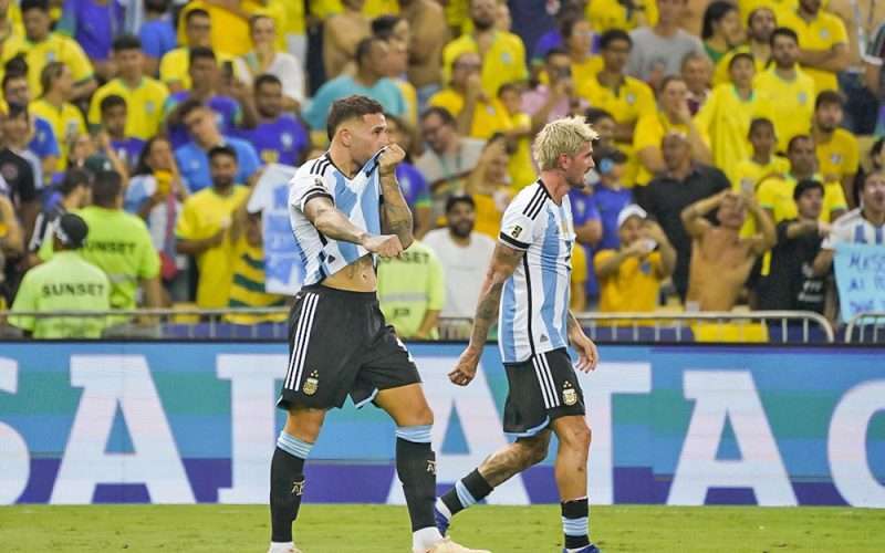 विश्वकप फुटबलको छनोटमा अर्जेन्टिनासँग ब्राजिल पराजित