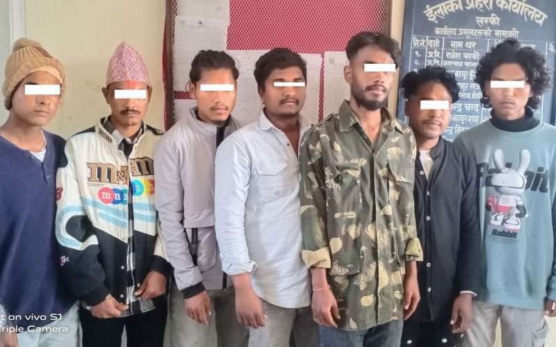 युवकलाई कुटपिट गरेर हत्या गरेको आरोपमा सात जना पक्राउ