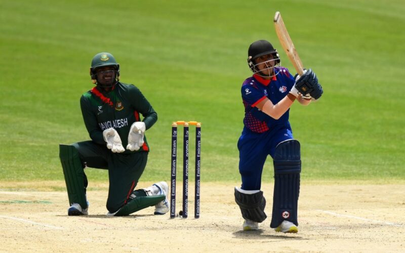 आईसीसी यू–१९ विश्वकप को सुपर सिक्स खेलमा नेपाल बंगलादेशसँग पराजित