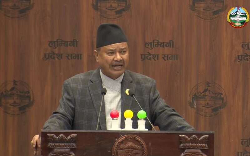 राजनीति र संघीयतामा ग्रहण लागेको छ : लुम्बिनी प्रदेशका मुख्यमन्त्री डिल्लीबहादुर चौधरी