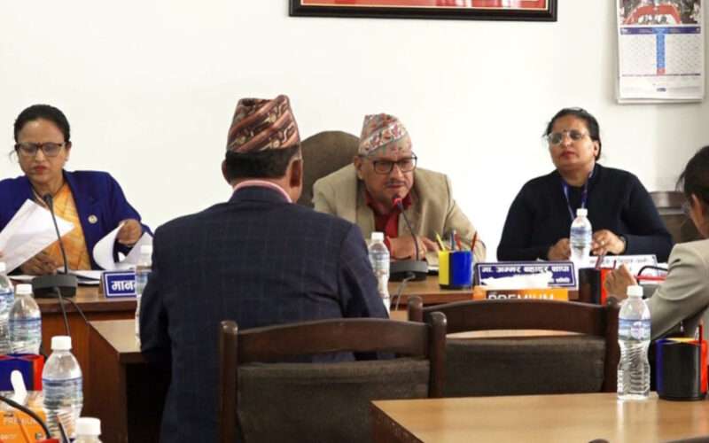 सुरक्षण मुद्रणसम्बन्धी विधेयक, २०७७ सम्बन्धी प्रतिवेदन पारित