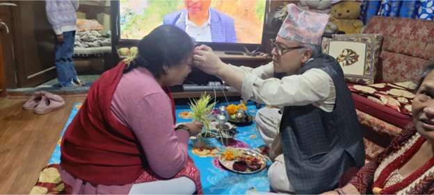 आज आश्विन शुक्लपक्ष त्रयोदशी टिका र जमरा लगाउने क्रम निरन्तर